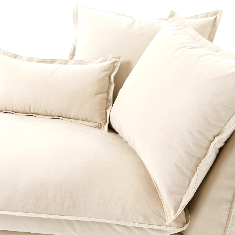 La Redoute Interieurs Ανάκλιντρο από βελούδο για αριστερή γωνία Μ96xΠ192xΥ90cm