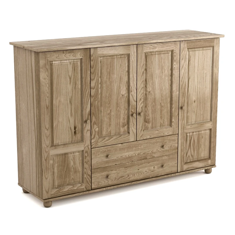 SO'HOME Redmond compact Ντουλάπα από μασίφ ξύλο πεύκου Μ49xΠ170xΥ120cm