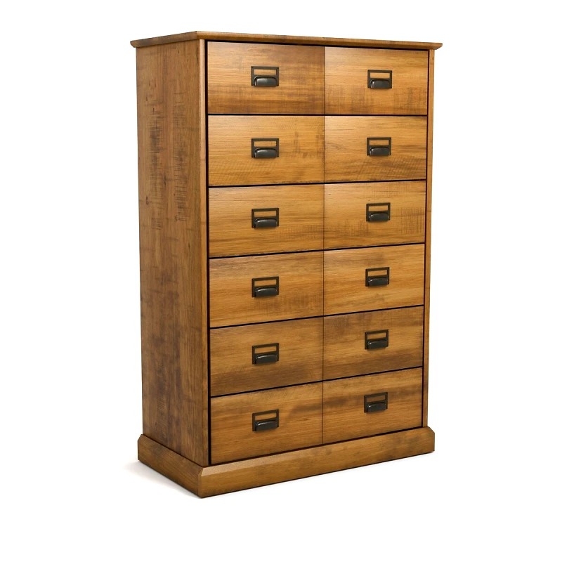 La Redoute Interieurs Ψηλή συρταριέρα από μασίφ πεύκο με 6 συρτάρια Lindley