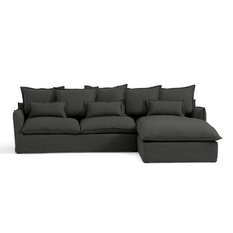 La Redoute Interieurs Κάλυμμα από πολυεστέρα για τον γωνιακό δεξιό καναπέ Odna Δεξιός