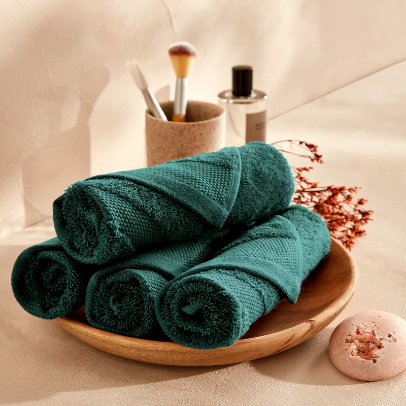 La Redoute Interieurs Σετ 4 πετσέτες χεριών από αιγυπτιακό βαμβάκι 40x40 cm