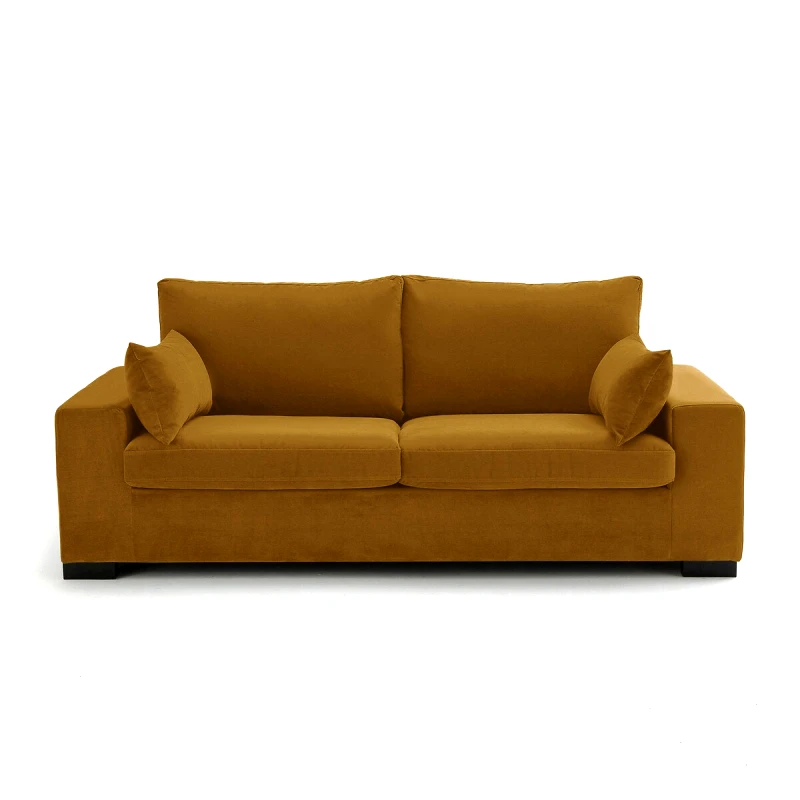 La Redoute Interieurs Καναπές-κρεβάτι από βελούδο Μ87xΠ174xΥ80cm