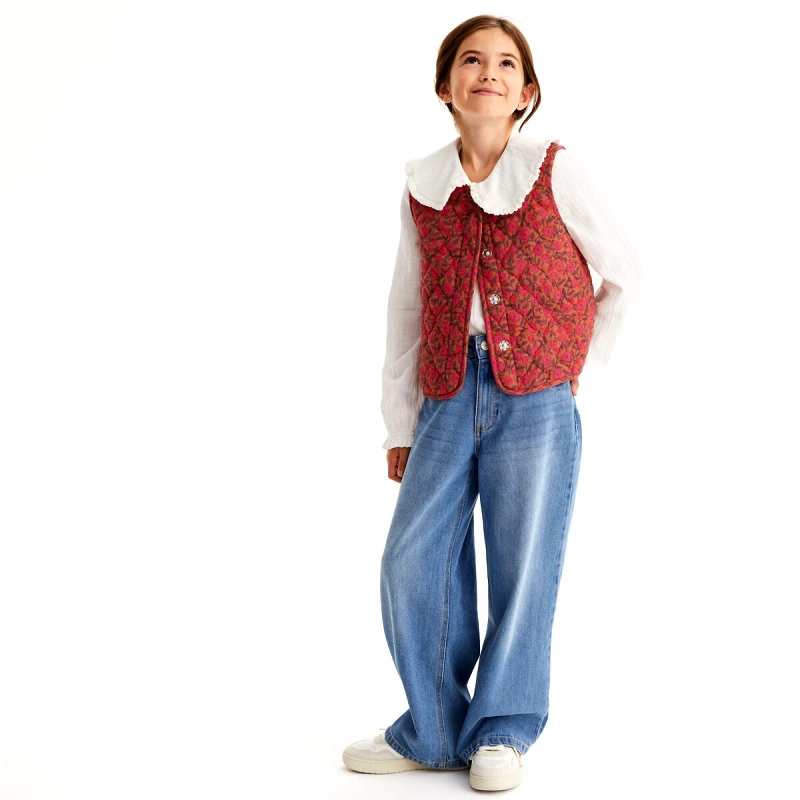 La Redoute Collections Αμάνικη πιτζάμα από βαμβακερή γάζα