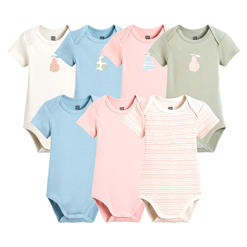 La Redoute Collections Σετ 7 κορμάκια με κοντά μανίκια