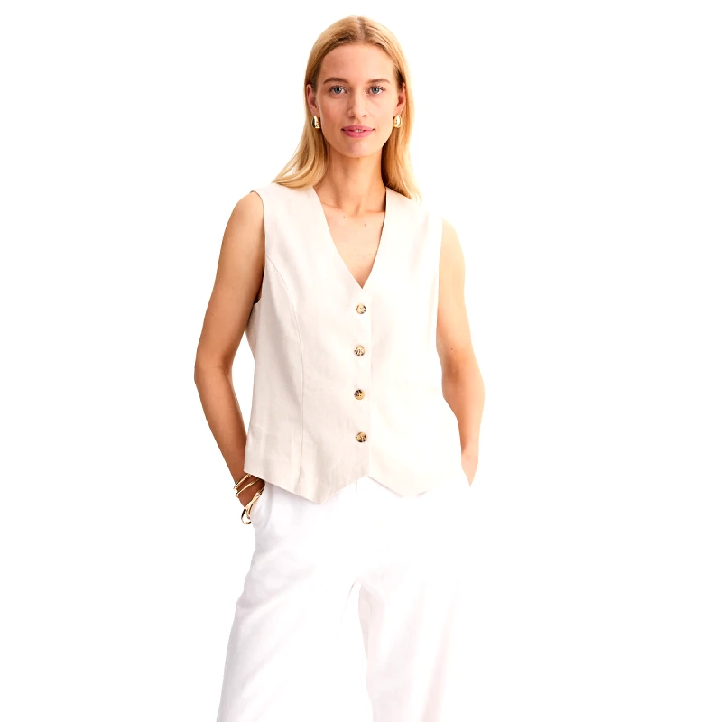 ANNE WEYBURN Αμάνικο σακάκι σε ίσια γραμμή