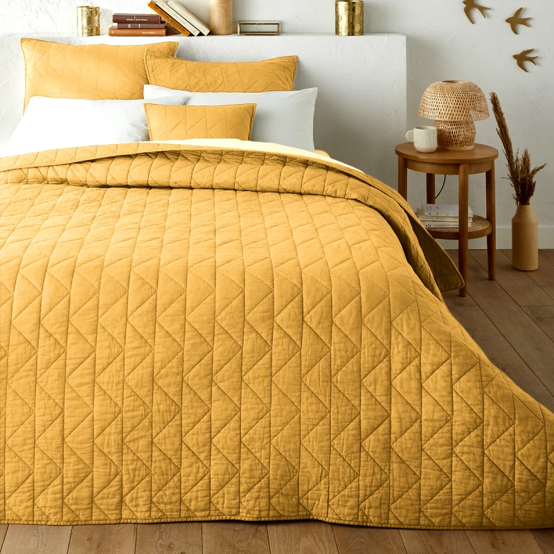 La Redoute Interieurs Καπιτονέ κουβερλί ZIG ZAG από 100% βαμβάκι 140x200 cm
