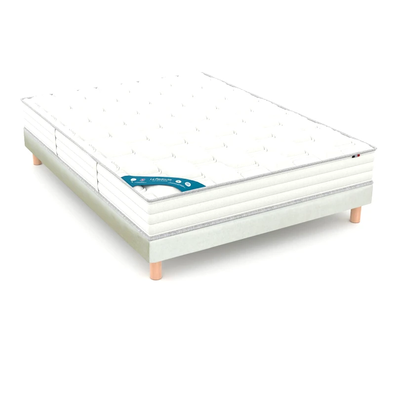 La Redoute Interieurs Σετ στρώμα με ανεξάρτητα ελατήρια και βάση κρεβατιού 90x190 cm