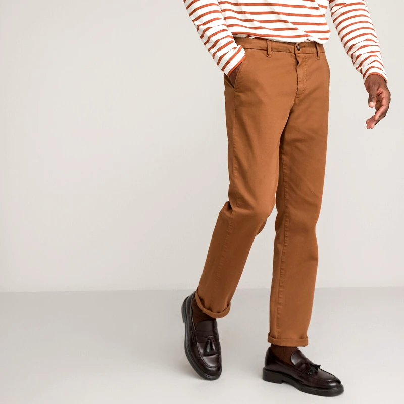 La Redoute Collections Παντελόνι chino σε γραμμή regular από οργανικό βαμβάκι