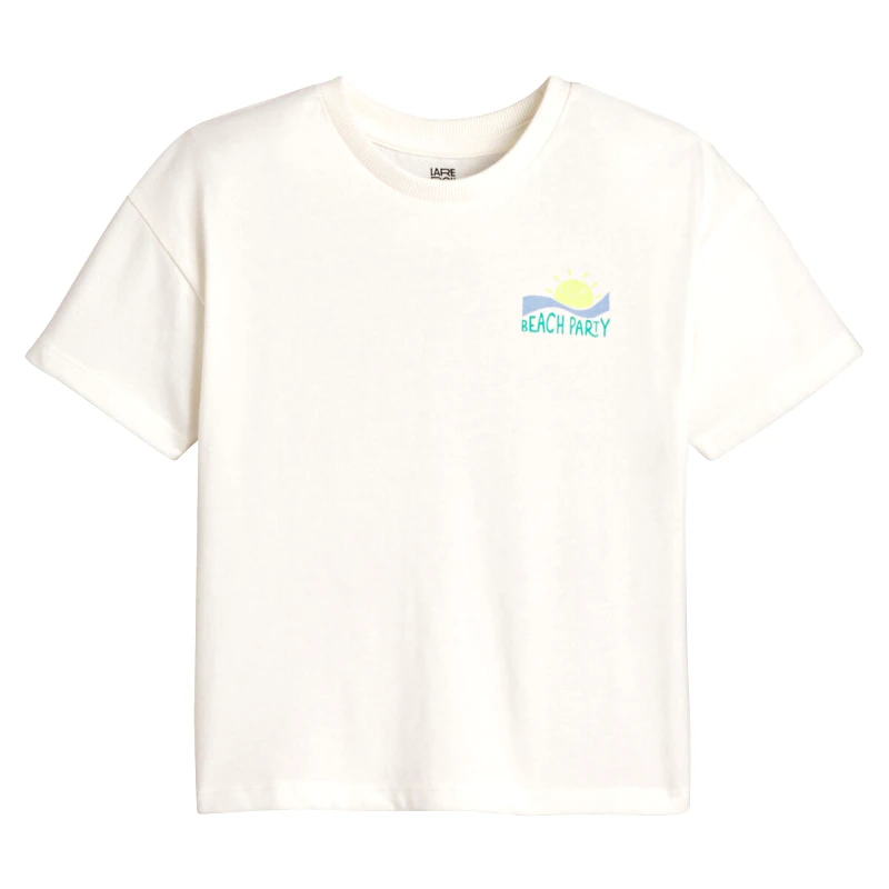 La Redoute Collections Κοντομάνικο T-shirt με στάμπα στην πλάτη