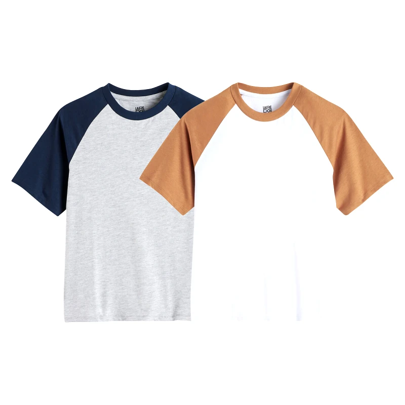 La Redoute Collections Σετ 2 T-shirt με κοντά μανίκια color block
