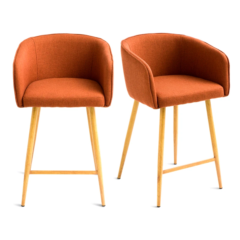 La Redoute Interieurs Σετ 2 πολυθρόνες μπαρ Υ64 εκ. Μ53xΥ87cm