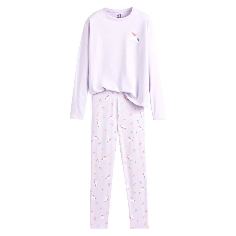 La Redoute Collections Πιτζάμα με στάμπα μονόκερο από ζέρσεϊ