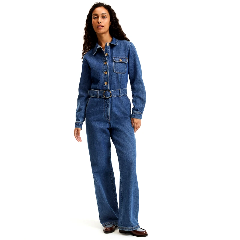 La Redoute Collections Ολόσωμη φόρμα από ντένιμ