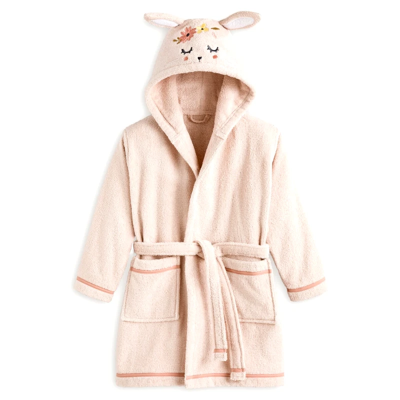 La Redoute Interieurs Παιδικό μπουρνούζι με κουκούλα από οργανικό βαμβάκι 2/3 ετών