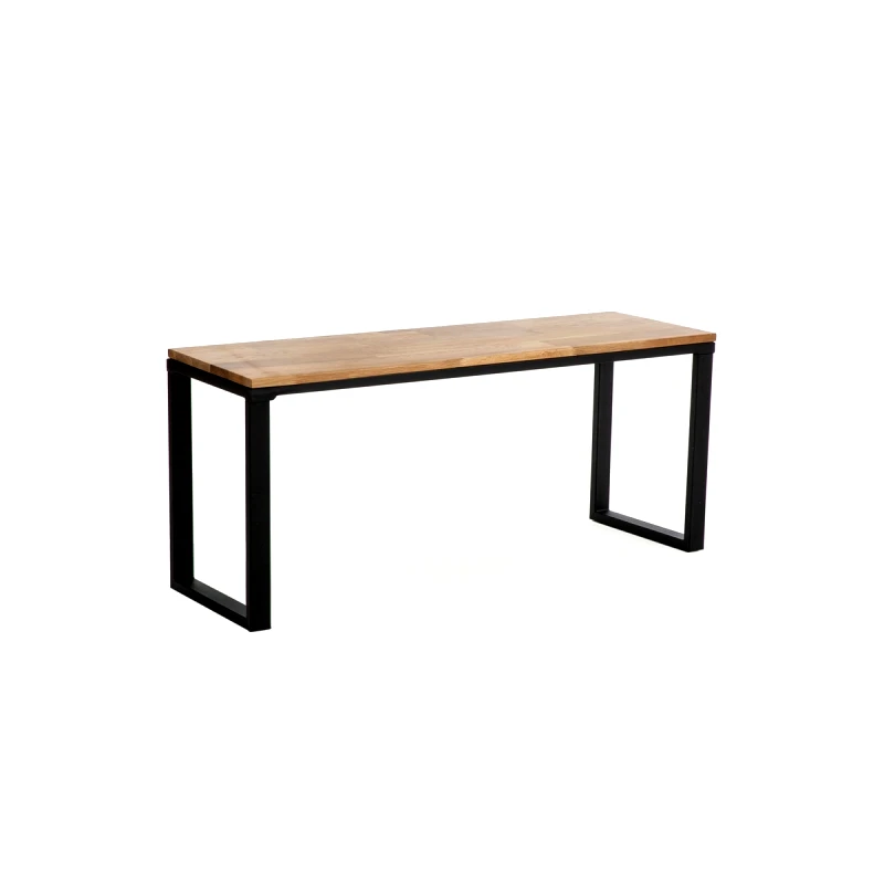 La Redoute Interieurs Πάγκος από μασίφ ξύλο δρυ με βερνίκι Π120 εκ. Μ35xΠ120xΥ45cm