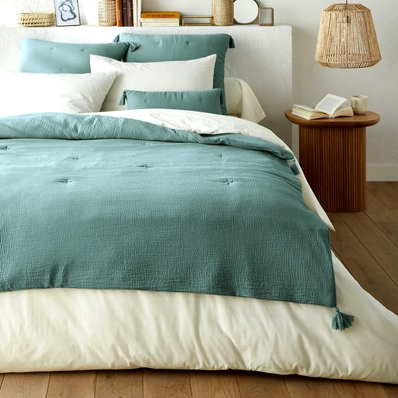 La Redoute Interieurs Κάλυμμα κρεβατιού από βαμβακερή γάζα 150x150 cm