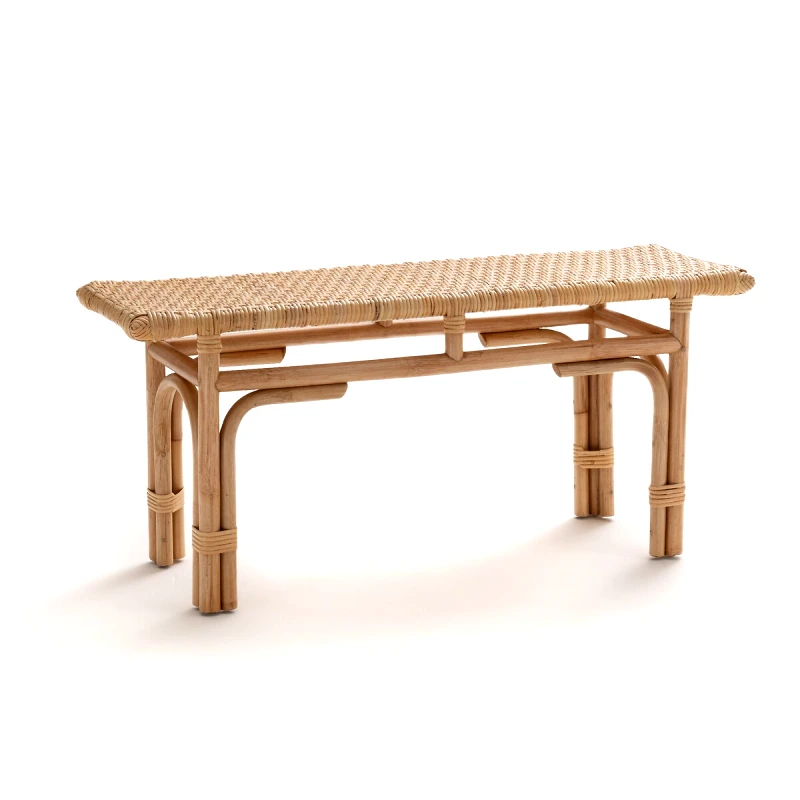 La Redoute Interieurs Ταμπουρέ κρεβατιού από ρατάν Μ100xΠ30xΥ46cm