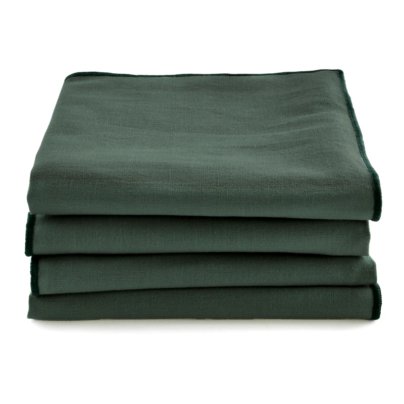 La Redoute Interieurs Σετ 4 πετσέτες φαγητού από προπλυμένο βαμβάκι 45x45 cm