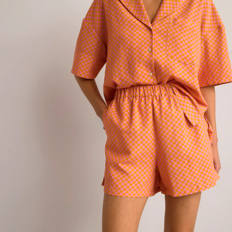 La Redoute Collections Σορτς με καρό μοτίβο