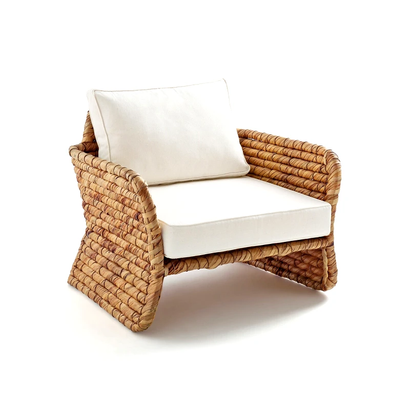 AM.PM Πολυθρόνα κήπου από πλεγμένο υδροϋάκινθο Μ83cm