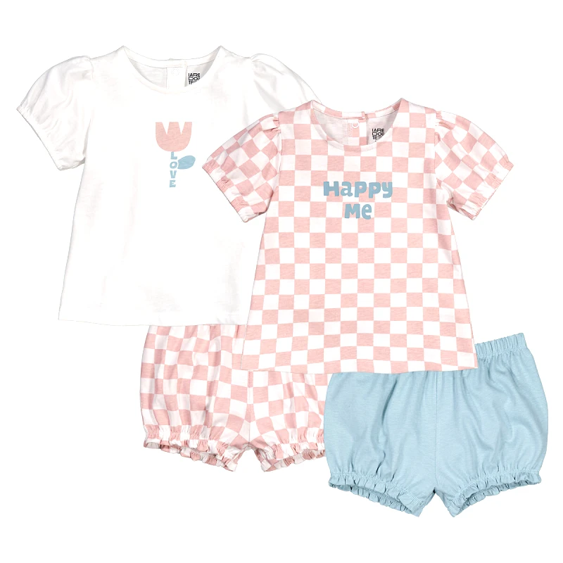 La Redoute Collections Σετ 2 πιτζάμες με σορτς από βαμβακερό ζέρσεϊ