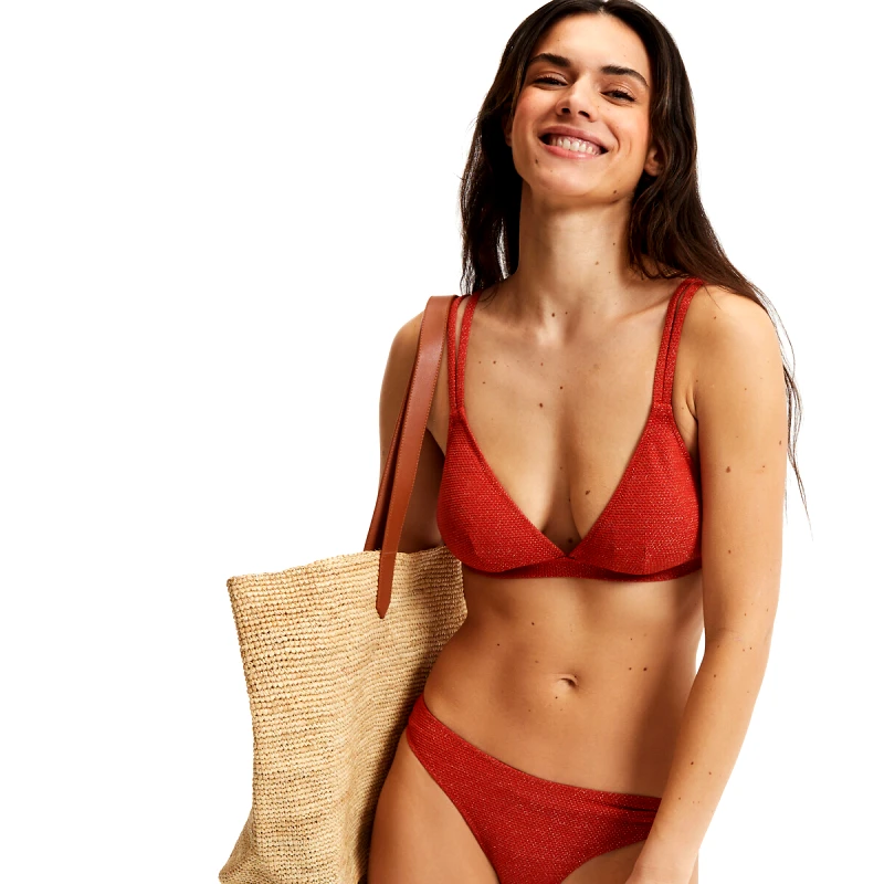 La Redoute Collections Τρίγωνο σουτιέν με πικέ ύφανση