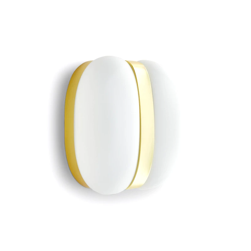 La Redoute Interieurs Απλίκα από μπρούντζο και γυαλί οπαλίνα Μ7xΥ19cm