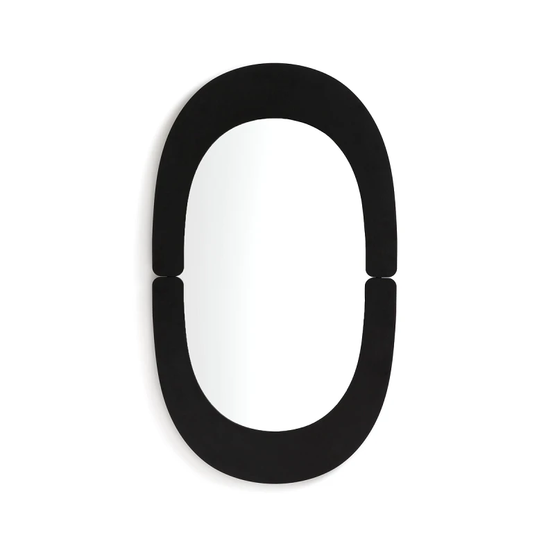 La Redoute Interieurs Οβάλ καθρέφτης από μέταλλο Π54xΥ94cm