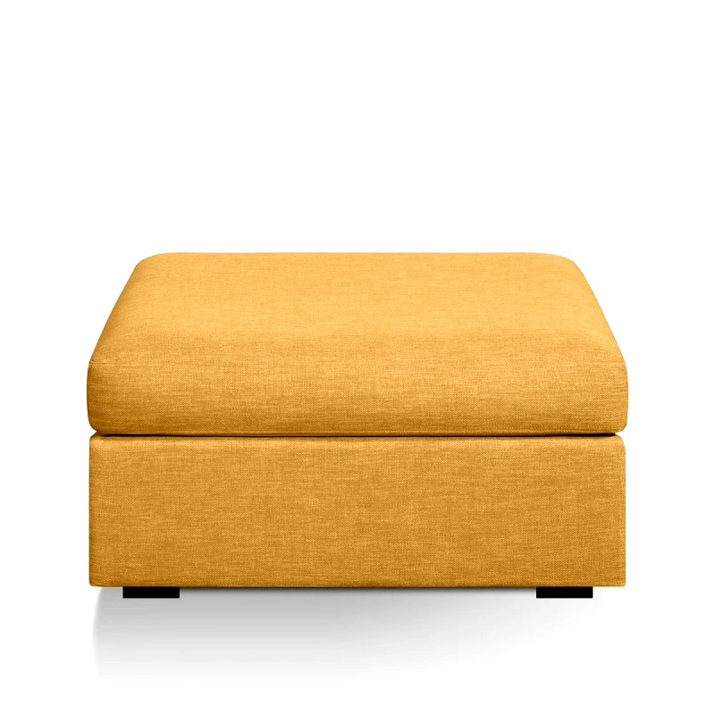 SO'HOME Ταμπουρέ υψηλής άνεσης με μελανζέ ταπετσαρία Μ78xΠ68xΥ43cm