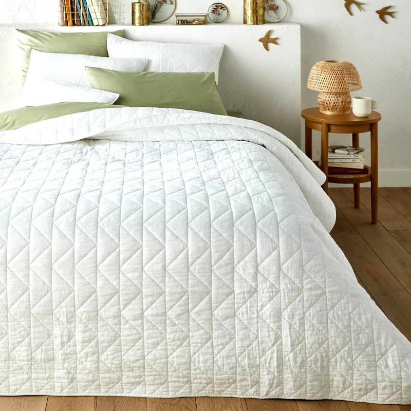 La Redoute Interieurs Καπιτονέ κουβερλί ZIG ZAG από 100% βαμβάκι 150x150 cm