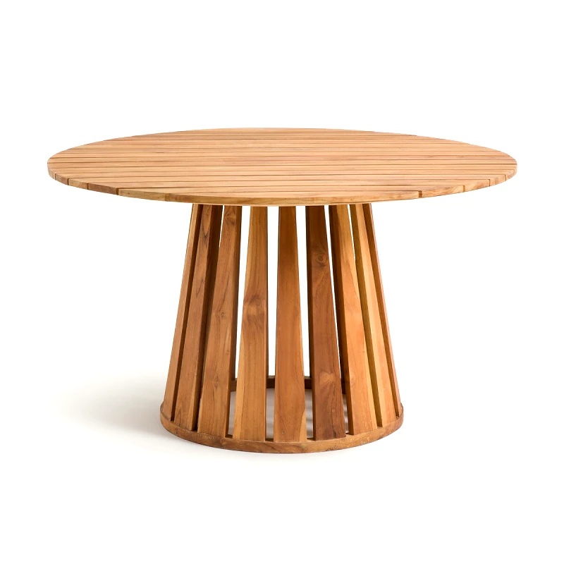 AM.PM Τραπέζι κήπου από ξύλο teak Μ130xΠ130xΥ75cm