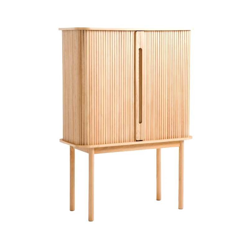 La Redoute Interieurs Χαμηλός μπουφές με συρτάρια και 2 συρόμενες πόρτες Μ50xΠ110xΥ155cm