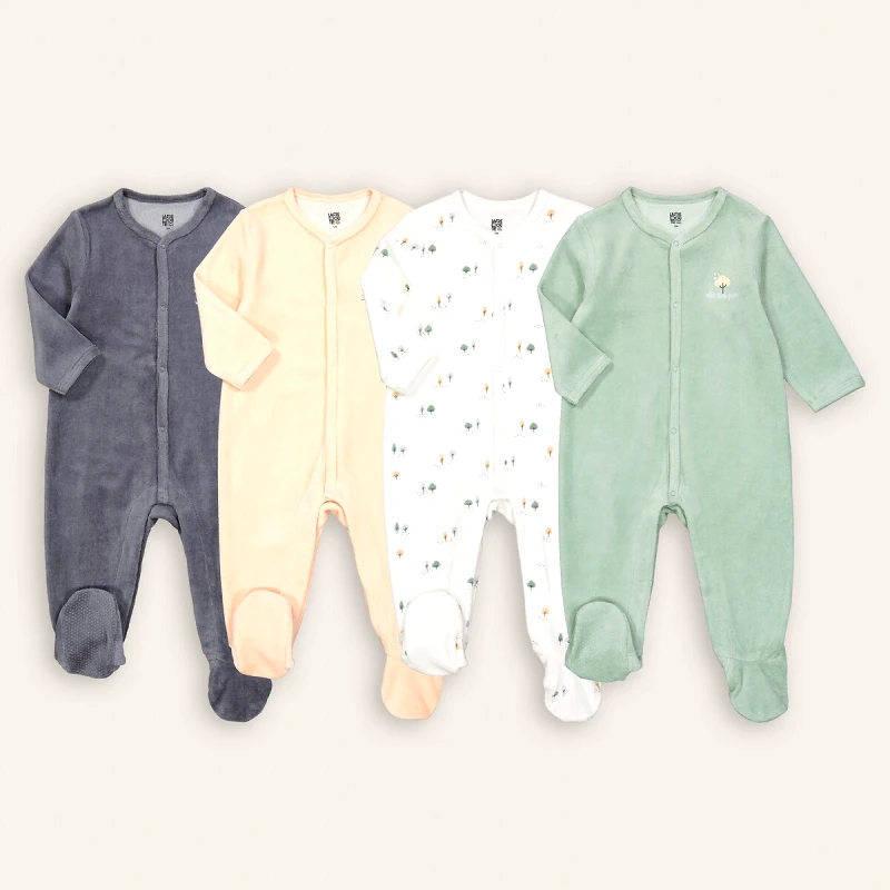 La Redoute Collections Σετ 4 βελουτέ πιτζαμάκια