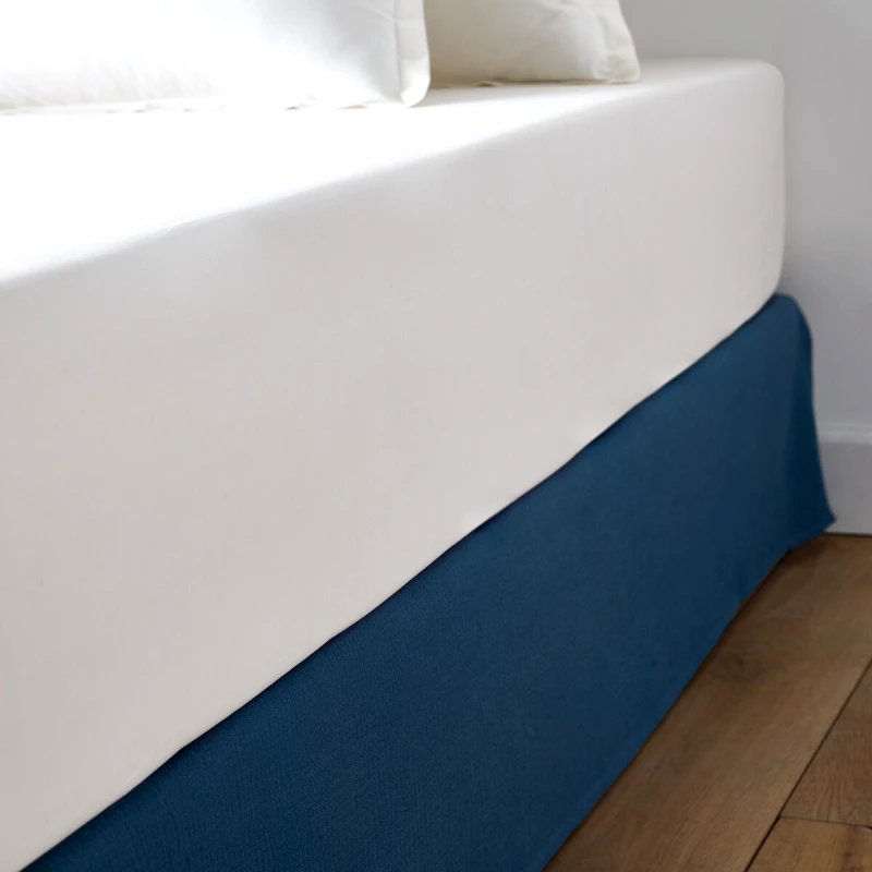 La Redoute Interieurs Κάλυμμα βάσης κρεβατιού από βαμβακερή γάζα 90x190 cm