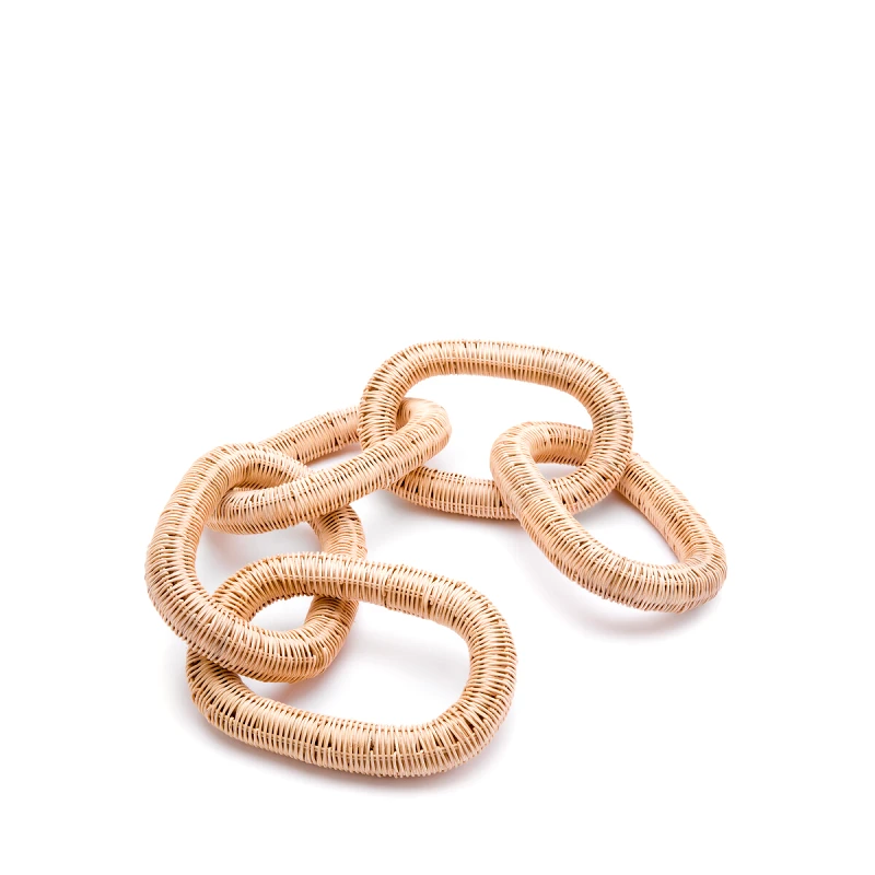 AM.PM Αλυσίδα με κρίκους από ρατάν Μ16xΠ93xΥ16cm