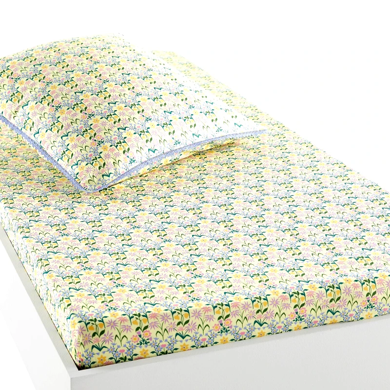 La Redoute Interieurs Σεντόνι με λάστιχο από ανακυκλωμένο βαμβάκι σε ποσοστό 50% 90x140 cm