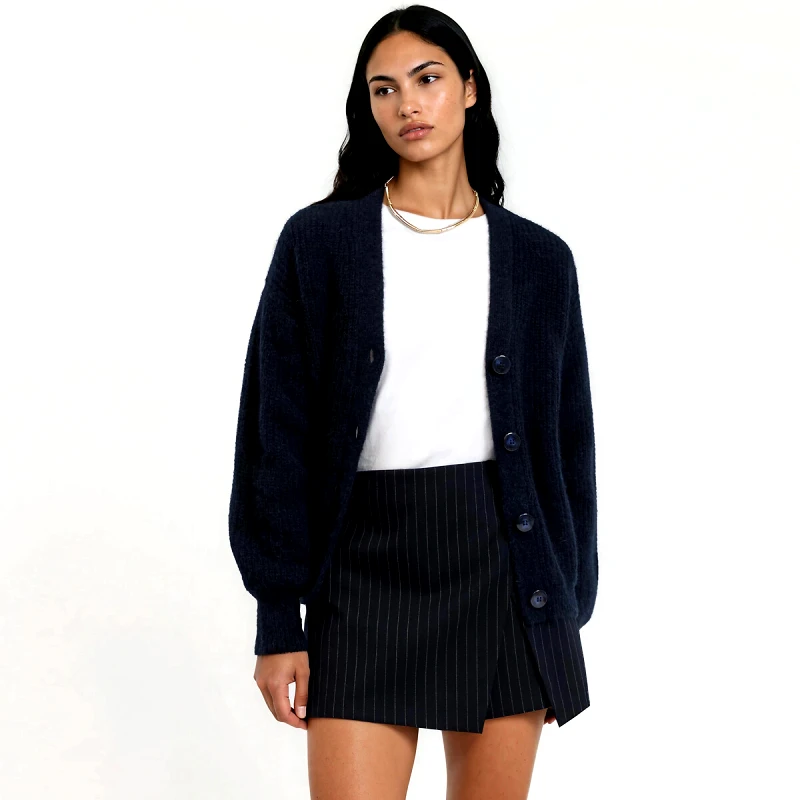 La Redoute Collections Ζακέτα με V και αλπακά στη σύνθεση