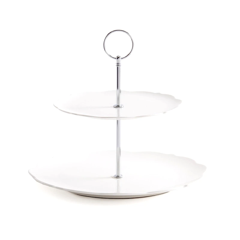 La Redoute Interieurs Διώροφος δίσκος για γλυκά από πορσελάνη