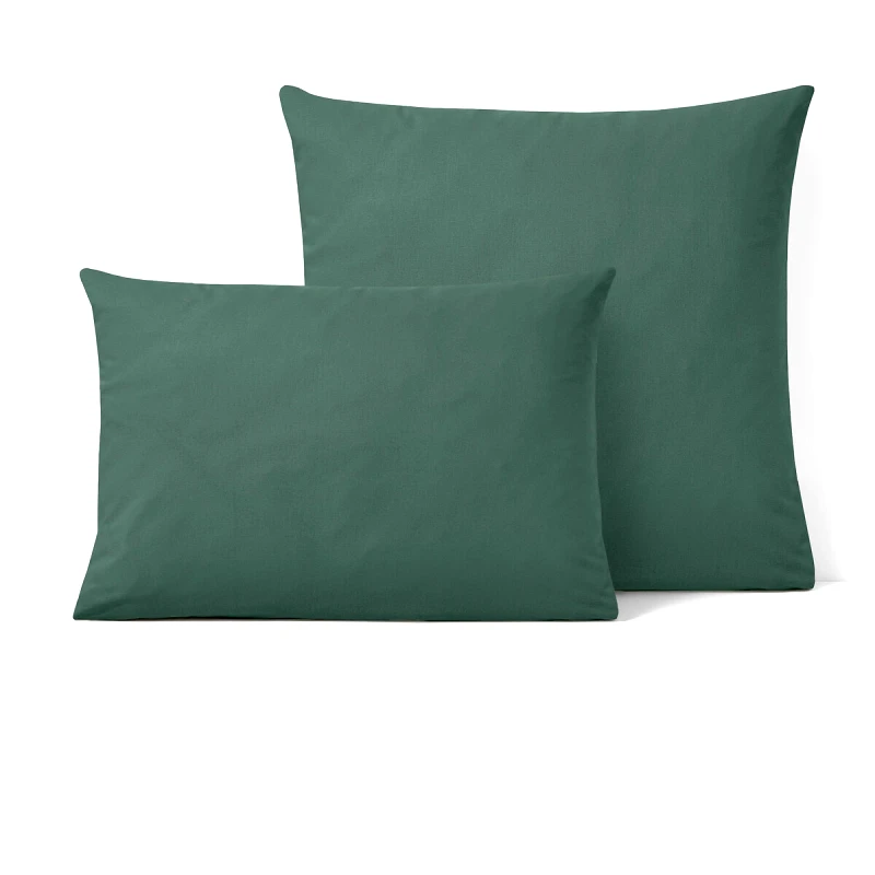 La Redoute Interieurs Μονόχρωμη βαμβακερή μαξιλαροθήκη χωρίς βολάν 40x75 cm