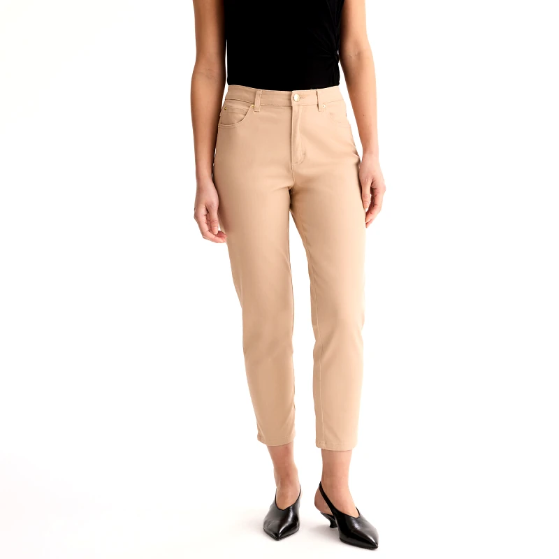 ANNE WEYBURN Βαμβακερό στρετς παντελόνι