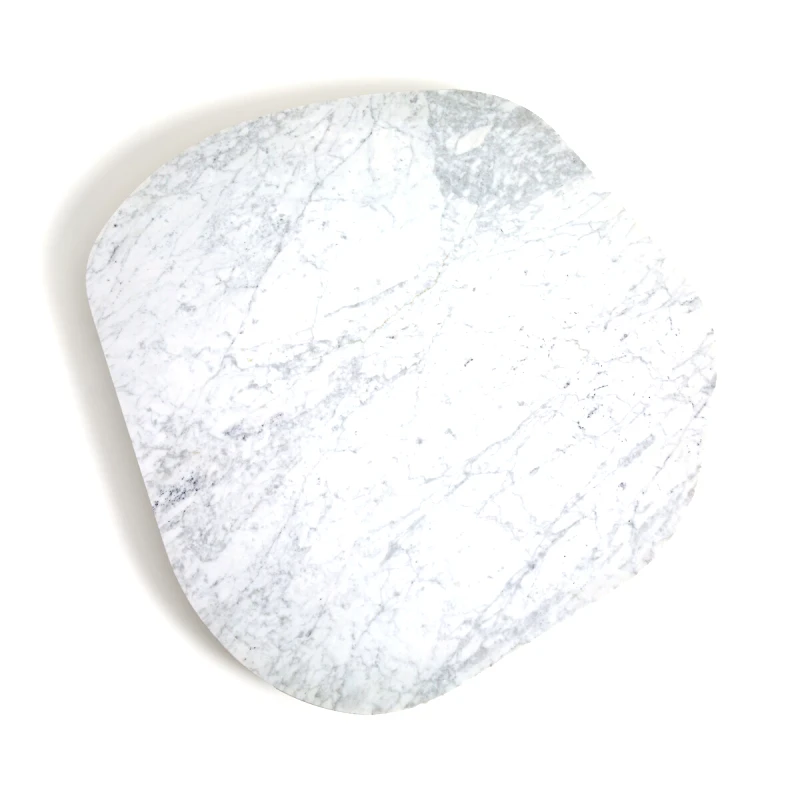 OTTO STUDIO FOR AM.PM Επιφάνεια τραπεζιού από μάρμαρο Carrare Μ90xΠ90xΥ2cm