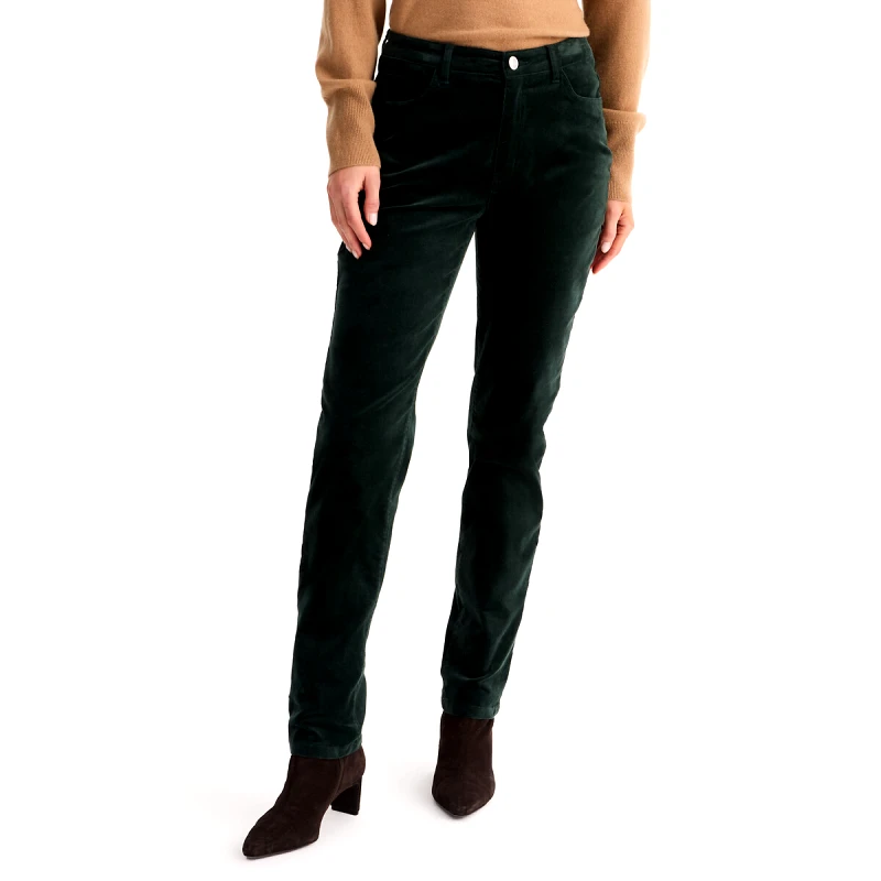 ANNE WEYBURN Stretch κοτλέ παντελόνι με λεπτές ραβδωσεις