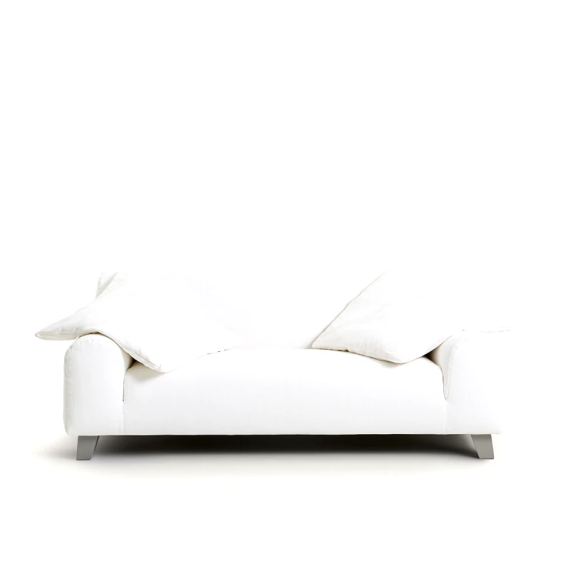 OTTO STUDIO FOR AM.PM Καναπές με ταπετσαρία από βαμβάκι λινό Μ104xΠ195xΥ83cm