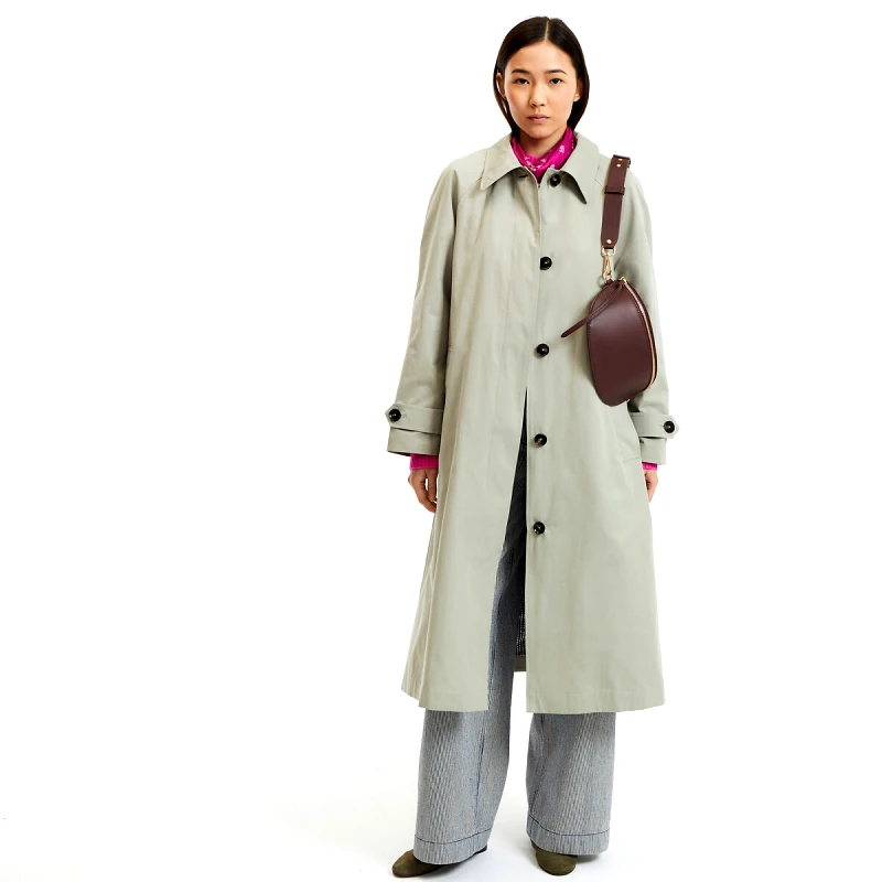 La Redoute Collections Μακριά καμπαρντίνα με κουμπιά