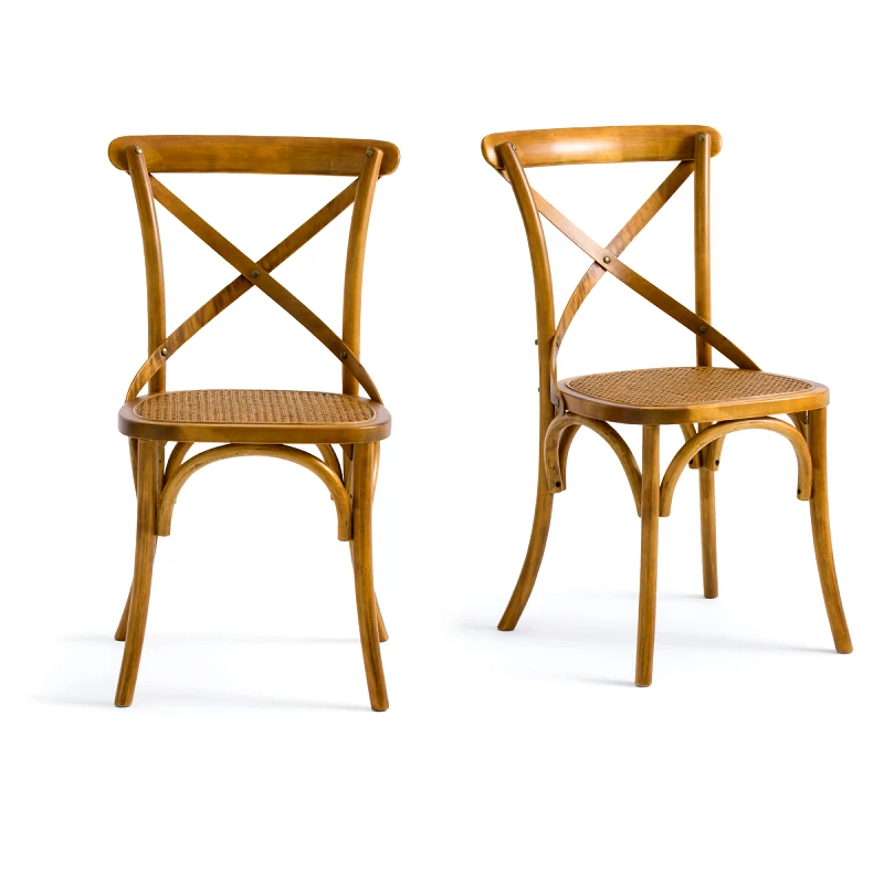 La Redoute Interieurs Καρέκλα Cedak (σετ των 2) Μ57xΠ50cm