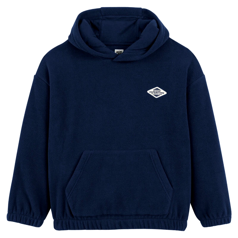 La Redoute Collections Φούτερ oversize από φλις με κουκούλα