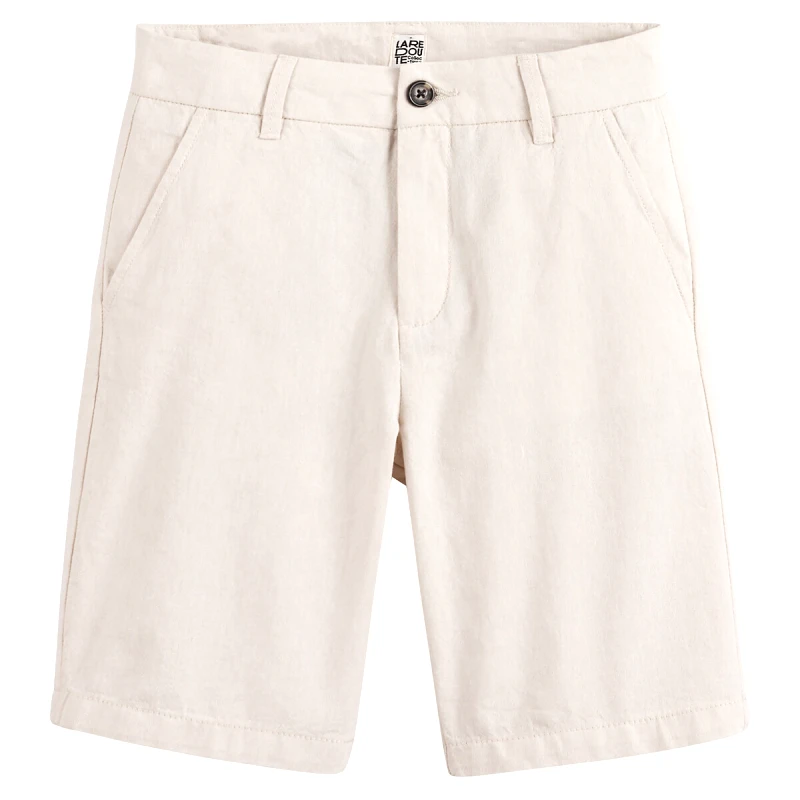 La Redoute Collections Βερμούδα chino από βαμβάκι λινό