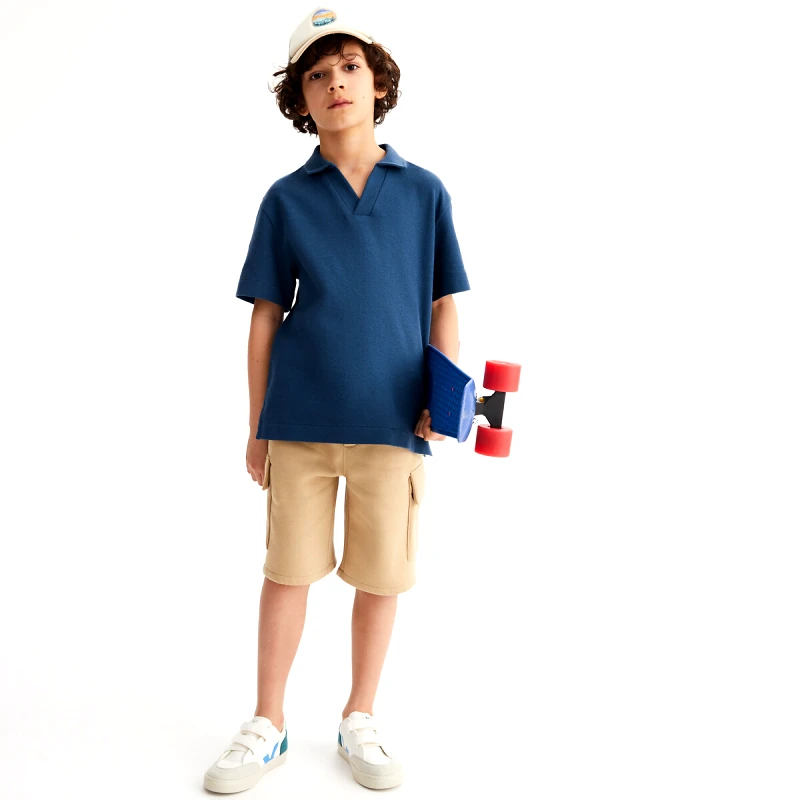 La Redoute Collections Μιλιτέρ βερμούδα από φανέλα