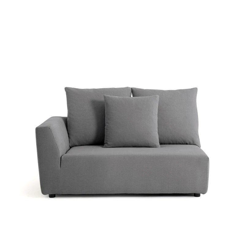 OTTO STUDIO FOR AM.PM Μισός καναπές με ταπετσαρία από βαμβάκι λινό Μ103xΠ152xΥ85cm