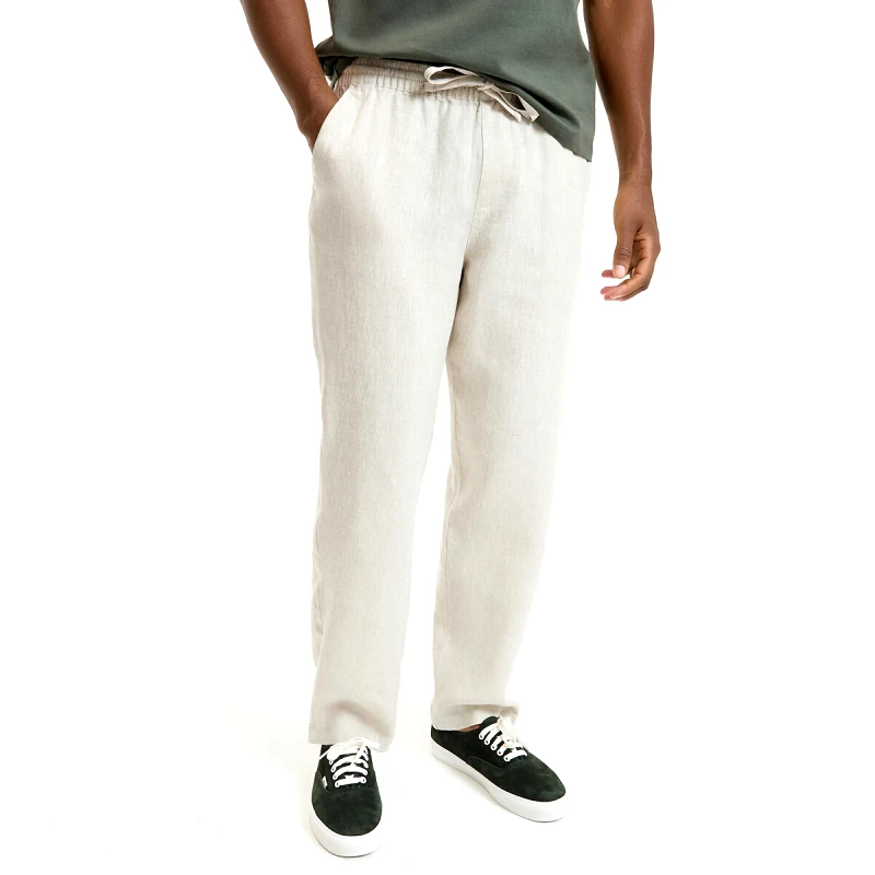 La Redoute Collections Λινό παντελόνι σε ίσια γραμμή